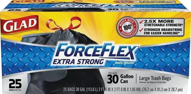 Alt view image 8 of 9 - 25CT 30GAL LG TRASH BAG 70359