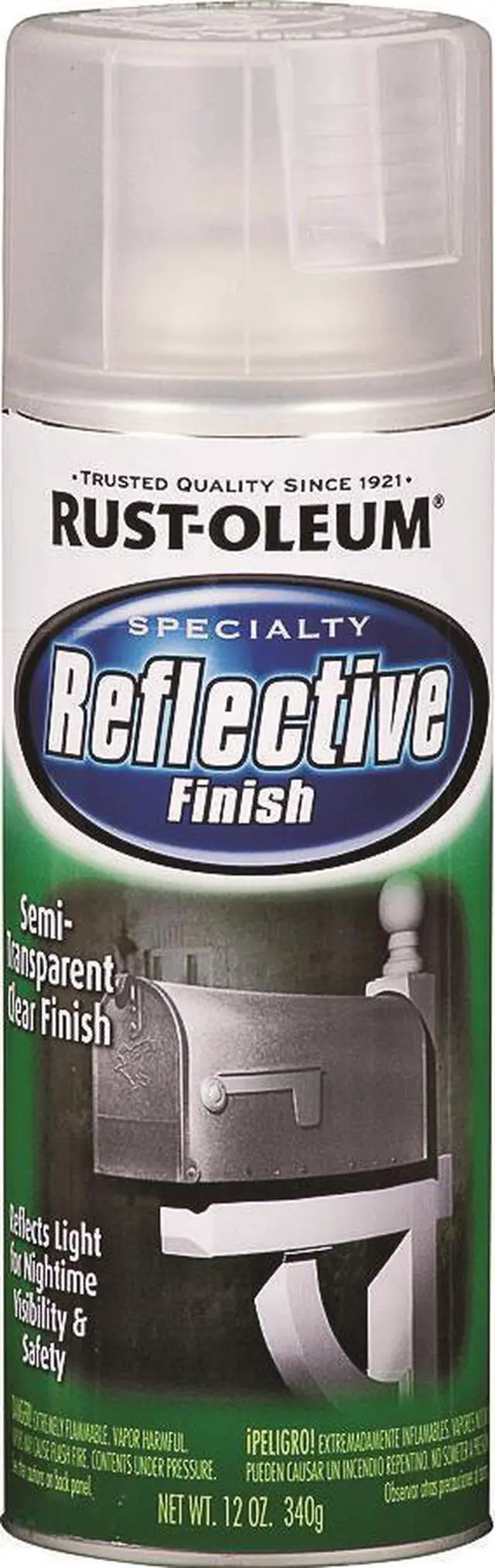 Alt view image 4 of 5 - RUST-OLEUM 214944 10 oz. Clear Gloss Finish Reflective Enamel Spray Paint