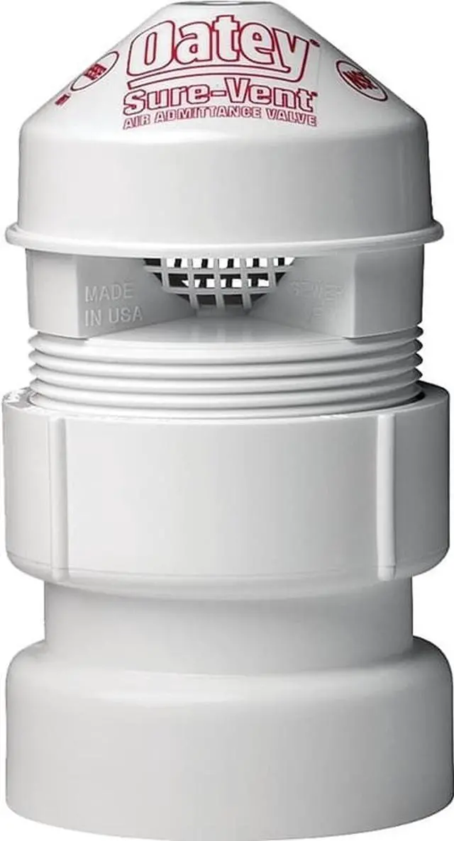 Alt view image 2 of 3 - Oatey 1-1/2 In. to 2 In. Air Admittance PVC Vent Valve 39016
