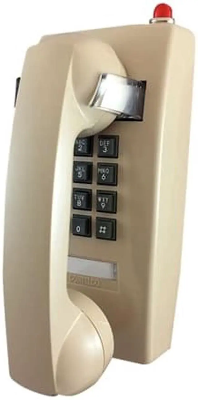 Alt view image 8 of 9 - 255447V0E27MD Wall Phone w/MSG Light