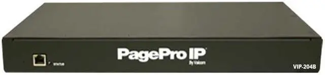 Alt view image 3 of 3 - Valcom VC-VIP-204B 4 Zones 1 Way 8 Ip Zones PagePro IP Sip Based Paging Server, Black