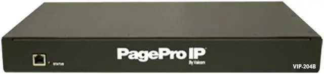 Alt view image 2 of 3 - Valcom VC-VIP-204B 4 Zones 1 Way 8 Ip Zones PagePro IP Sip Based Paging Server, Black