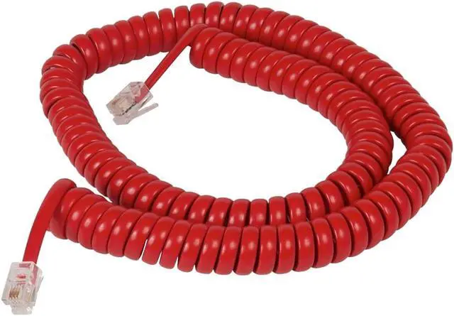 Alt view image 4 of 4 - GCHA444012-FCR / 12' RED Handset Cord
