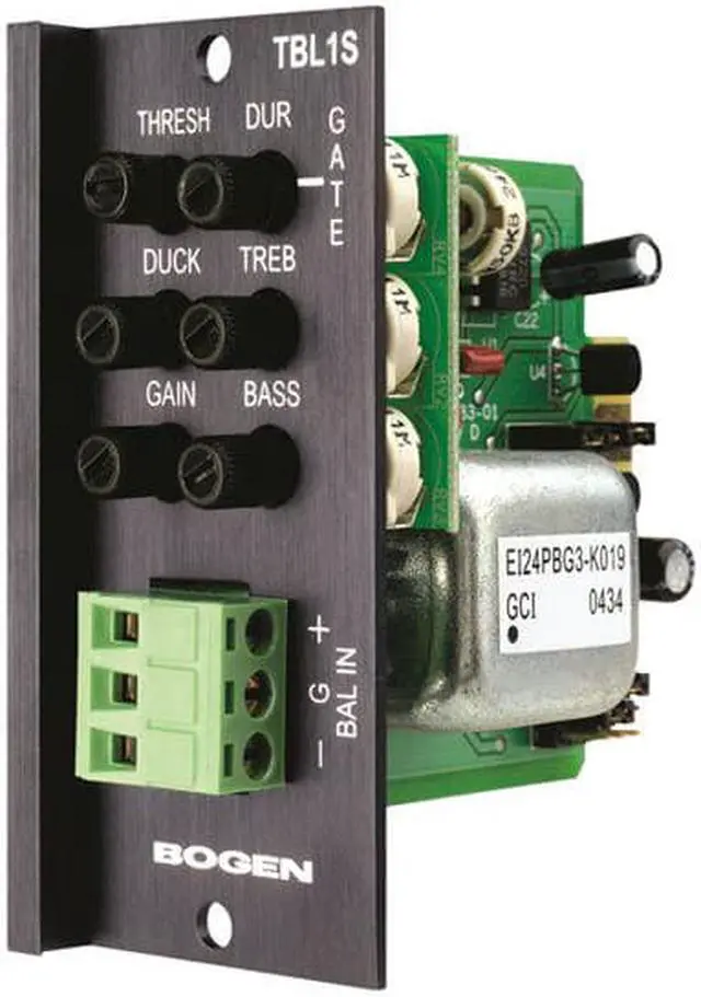 Alt view image 9 of 14 - Bogen TBL1S INPUT MODULE