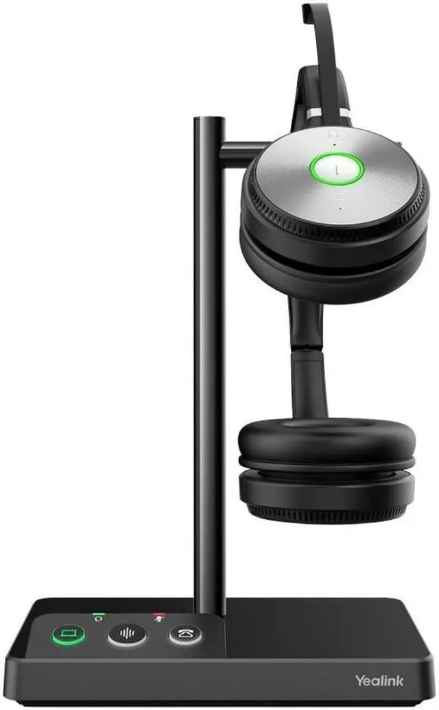 Alt view image 2 of 8 - Yealink WH62-DUAL DECT Wireless Dual Ear Headset