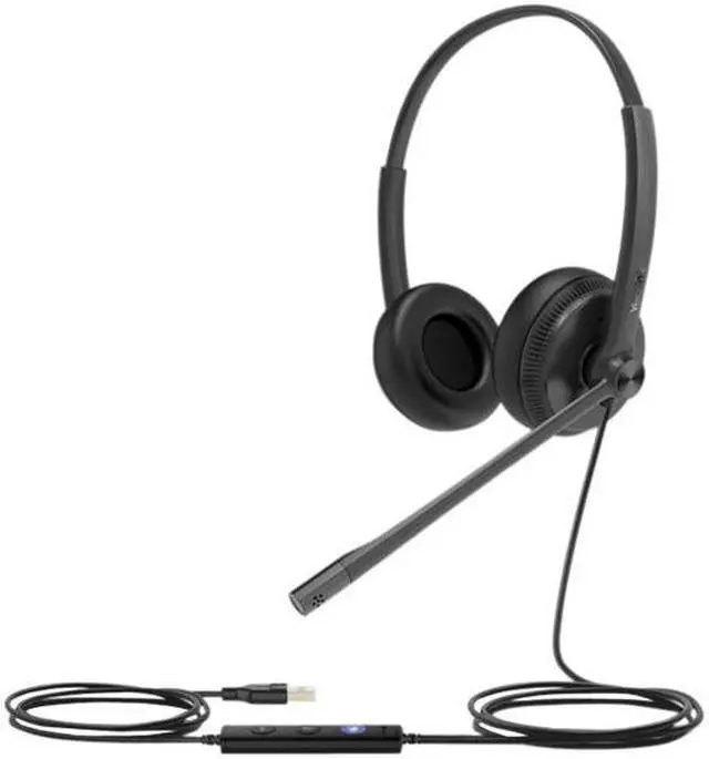 Alt view image 4 of 15 - Yealink USB Wired Headset - Stereo - USB - Wired - 32 Ohm - 20 Hz - 20 kHz