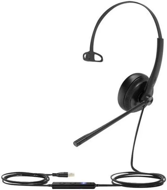 Alt view image 4 of 16 - Yealink UH34 Teams Monaural USB Wired Headset 1308014