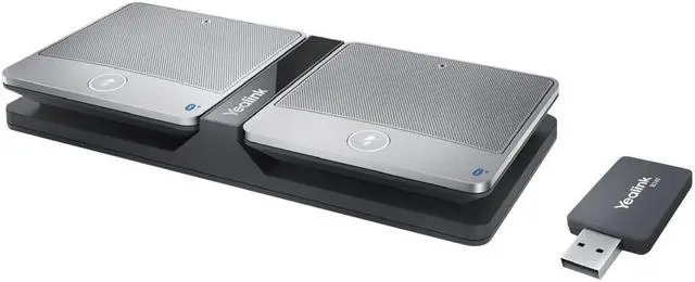Alt view image 2 of 2 - Yealink YEA-500-000-030 Single CPW90-BT Wireless Mic Optima HD voice, Full duplex technology Muting the microphone with touchpad