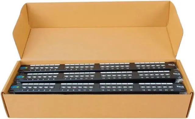 Alt view image 5 of 8 - ICC ICMPP2460V PATCH PANEL, CAT 6, 24-PORT, 1 RMS, 6 PK