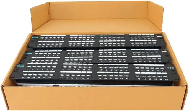 Alt view image 6 of 8 - ICC ICMPP4860V PATCH PANEL, CAT 6, 48-PORT, 2 RMS, 6 PK