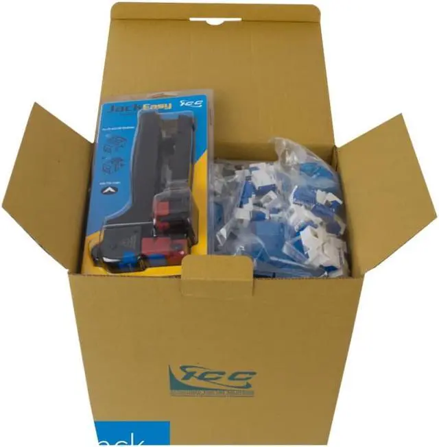 Alt view image 8 of 12 - ICC - IC107L6VWH - Module, CAT 6, EZ, 400 Pack of IC1078L6WH (Includes one of ICC's 4-Pair JackEasy