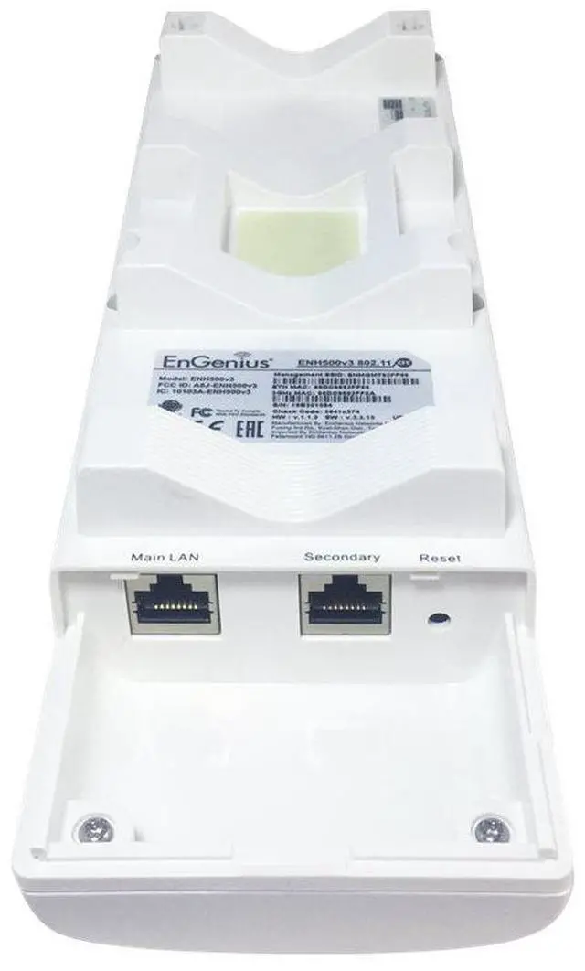 Alt view image 9 of 14 - EnGenius Technologies ENH500v3 Wi-Fi 5 Wave 2 Outdoor AC867 5GHz Plug-n-Play Wireless CPE/Client Bridge, PTP/PTMP, IP55, 27dBm with 16 dBi High-Gain Antenna, Long Range up to 5 Miles [2-Pack]