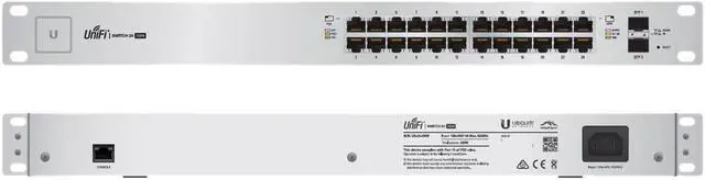 Alt view image 8 of 8 - Ubiquiti Networks Standard 24 PoE (Gen1) (US-24-250W (250W))