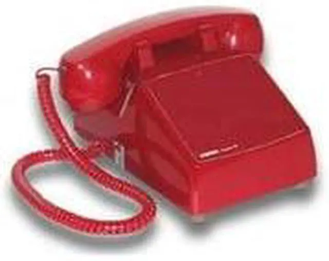Alt view image 2 of 3 - Viking Electronics Hotline Desk Phone - Red