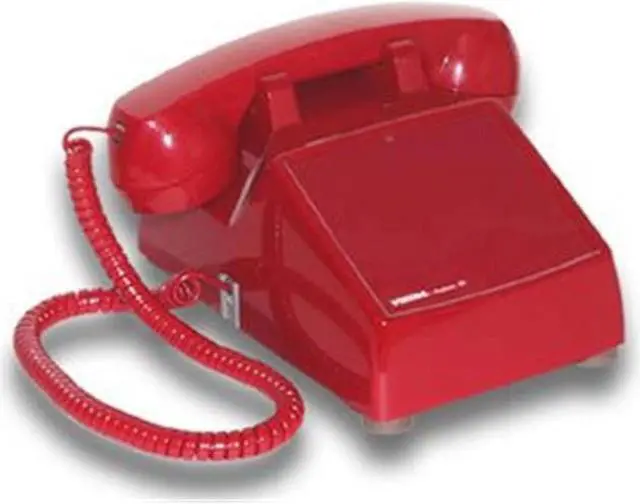 Alt view image 3 of 3 - Viking Electronics Hotline Desk Phone - Red