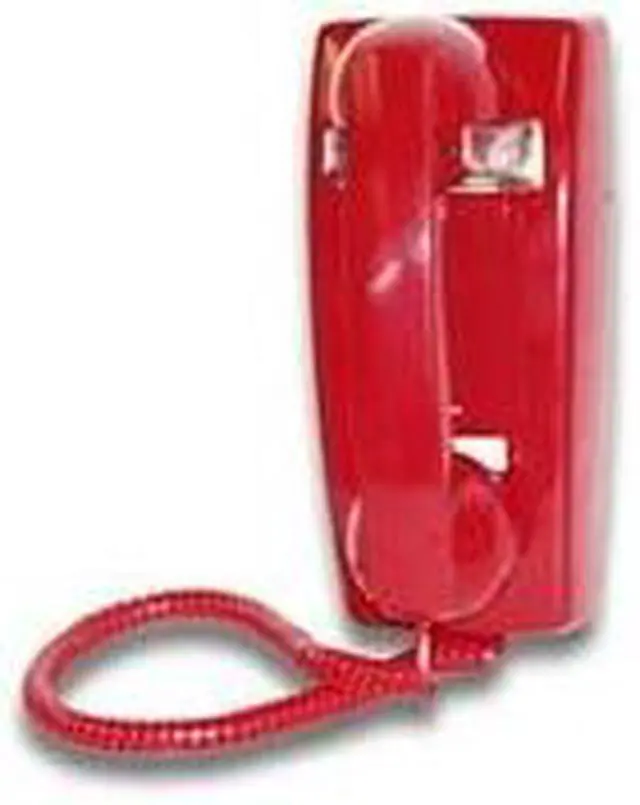Alt view image 3 of 4 - Viking Electronics Hot Line Wall Phone - Red