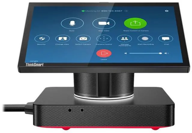 Alt view image 18 of 20 - Lenovo ThinkSmart Hub 11H1 Video Conference Equipment Audio Line In USB Gigabit Ethernet Wireless LAN Internal Speaker 11H1000KUS
