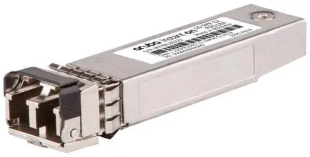 Alt view image 3 of 3 - Aruba R9D18A Instant On 10G SFP+ LC SR 300m OM3 MMF Transceiver