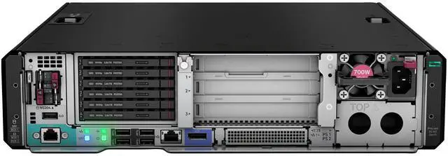 Alt view image 9 of 9 - HPE ProLiant DL145 Gen11 server with one AMD EPYC™ 8024P Processor, 32 GB (1x32 GB) Dual Rank Memory, 1 HPE NS204i-u Gen11 NVMe Hot Plug Boot Optimized Storage Device, support for 2 SFF dr- P79788-005
