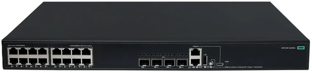 Alt view image 7 of 7 - HPE CW 2150 16p 10M/100M/1G PoE+ 4p SFP+ 1G/10G 248W Switch - 16 Ports - Manageable - Gigabit Ethernet, 10 Gigabit Ethernet - 3 Layer Supported - 317 W Power Consumption - 248 W PoE - S6X55A#ABA