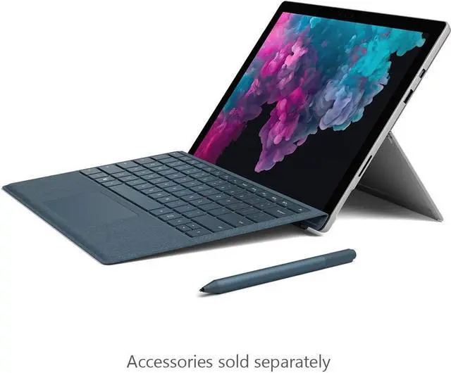 Main image of Microsoft Surface Pro 6 Intel Core i7-8650U 8GB Memory 256GB SSD Intel UHD Graphics 620 12.3" 10 point multi-touch 2736 x 1824 Detachable 2-in-1 Laptop Windows 10 Home 64-Bit KJU-00001