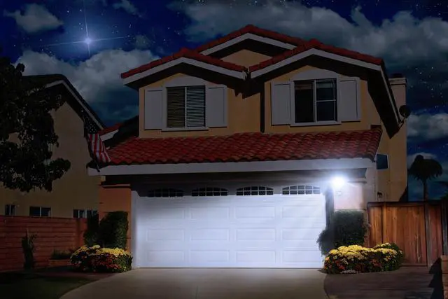 Alt view image 2 of 2 - 180° Black Motion Sensing Outdoor Solar Dual Lamp Security Light with Advance LED Technology