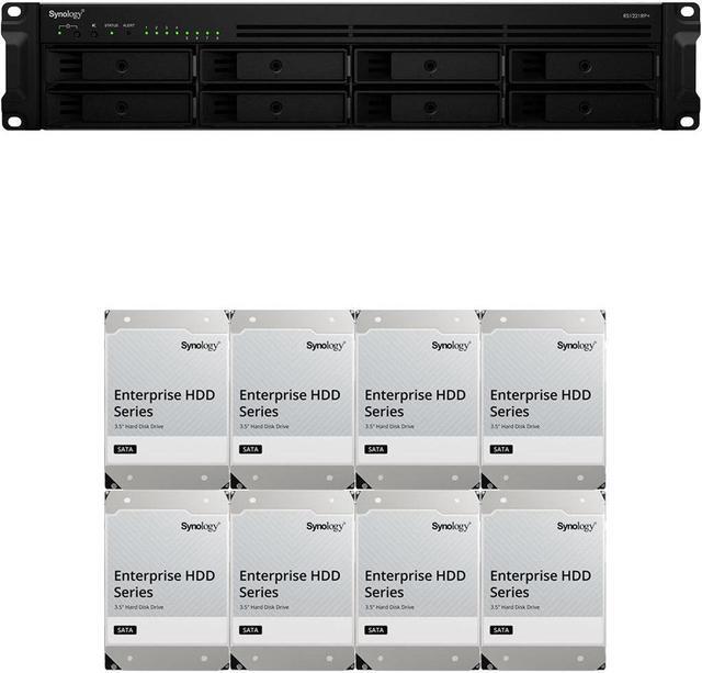 Main image of Synology RS1221RP+ RackStation with 4GB RAM and 32TB (8 x 4TB) of Synology Enterprise Drives Fully Assembled and Tested By CustomTechSales