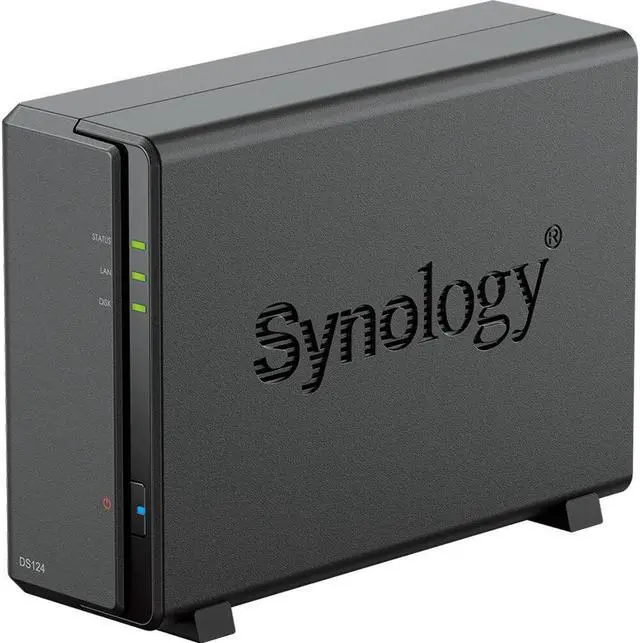 Alt view image 6 of 6 - Synology DS124 1-Bay NAS with 1GB RAM and a 12TB Synology Plus Drive Fully Assembled and Tested By CustomTechSales