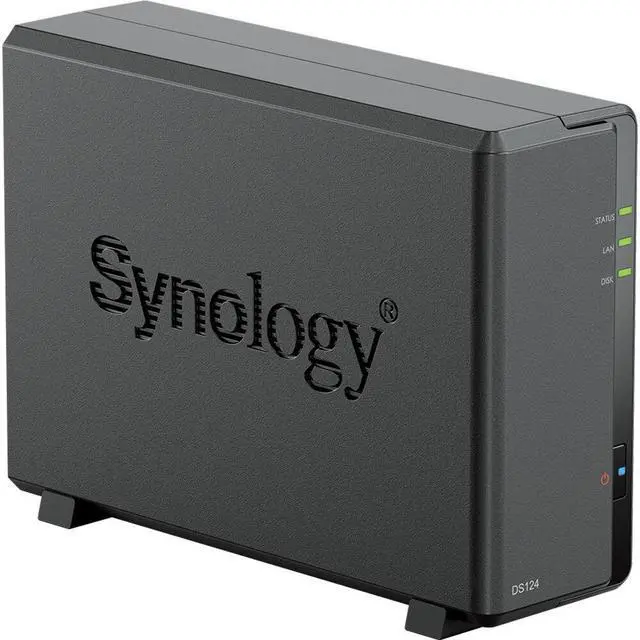 Alt view image 5 of 6 - Synology DS124 1-Bay NAS with 1GB RAM and a 8TB Western Digital Red Plus Drive Fully Assembled and Tested By CustomTechSales