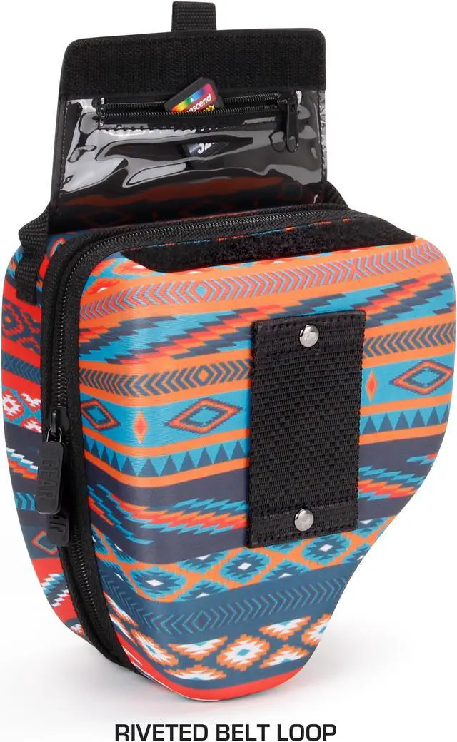 Alt view image 5 of 11 - USA Gear Quick Access DSLR Hard Shell Camera Case (Southwest) w/Molded EVA Protection, Padded Interior, Holster Belt Loop and Rubber Coated Handle - Works W/Nikon, Canon, Pentax, Olympus and More