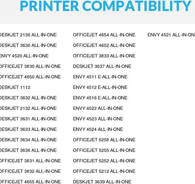 Alt view image 6 of 10 - Speedy Inks Remanufactured Ink Cartridge Replacement for HP 63XL High-Yield (3 Black, 2 Color, 5-Pack) Compatible with HP DeskJet 2130 ENVY 4520 OfficeJet 3830 Deskjet 3632 2132 3631 and more