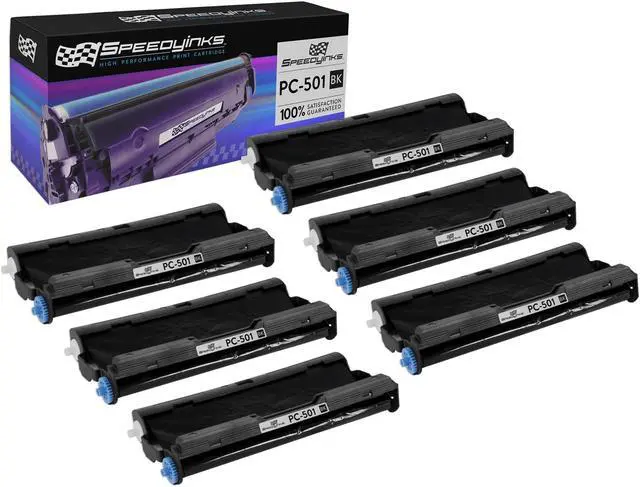 Main image of Speedy Inks - 6PK Brother PC501 Compatible Fax Cartridge with Roll