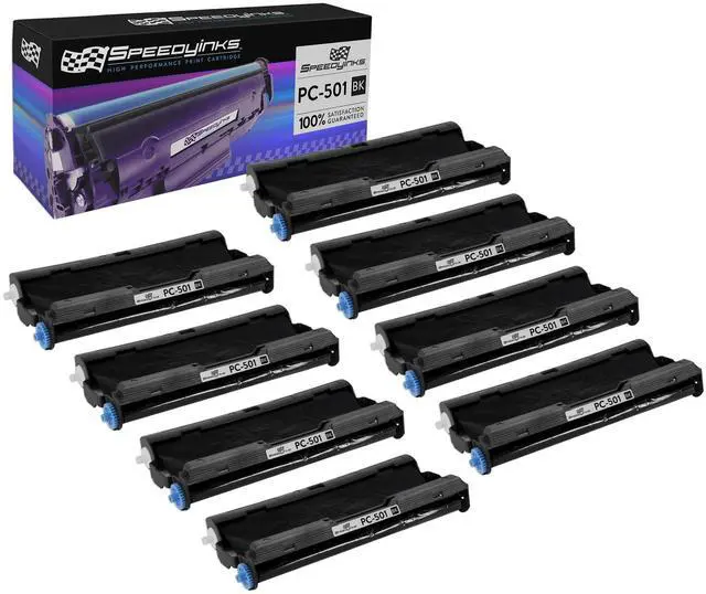Main image of Speedy Inks - 8PK Brother PC501 Compatible Fax Cartridge with Roll