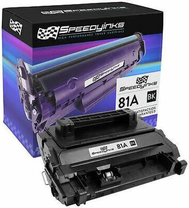 Alt view image 2 of 8 - SPEEDYINKS Compatible Toner Cartridge Replacement for HP 81A CF281A Laserjet Enterprise Flow MFP M630z M604dn M604n M605dh M605dn M605n M605x M606dn M606x M630dn M630f M630h M630 (Black, 2-Pack)
