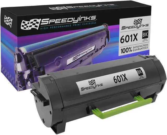 Main image of SPEEDYINKS Compatible Toner Cartridge Replacement for Lexmark 601X 60F1X00 Extra High Yield (Single Black) Compatible with the following Lexmark Printer Model MX610de