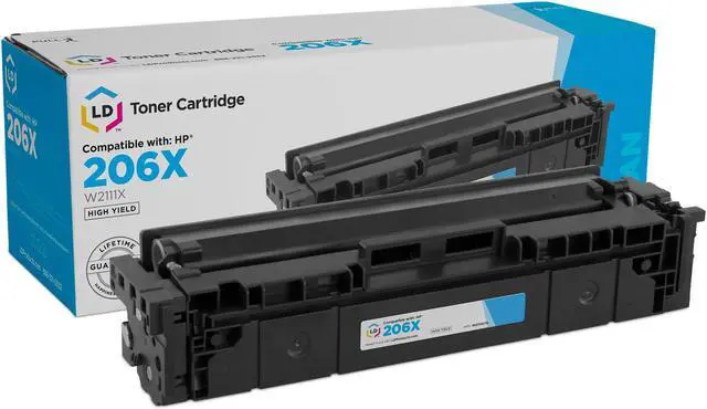 Main image of LD Products Compatible Toner Cartridge Replacement for HP 206X W2111X High Yield (Cyan)