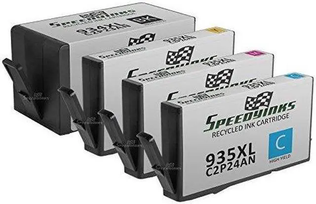 Main image of Speedy Inks Remanufactured Ink Cartridge with Chip Replacement for HP 934XL & HP 935XL High Yield (1 Black, 1 Cyan, 1 Magenta, 1 Yellow, 4-Pack) Compatible w HP 6812 6815 OfficeJet Pro 6230 6830 6835