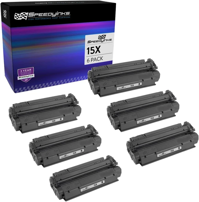 Speedy Inks - 6pk Compatible Replacement for HP 15X / HP15X / C7115X ...