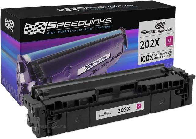 Main image of SPEEDYINKS Toner Cartridge Replacement for HP 202X High Yield (Magenta) compatible with HP Color LaserJet M254dw, M281cdw, M281dw, M281fdw