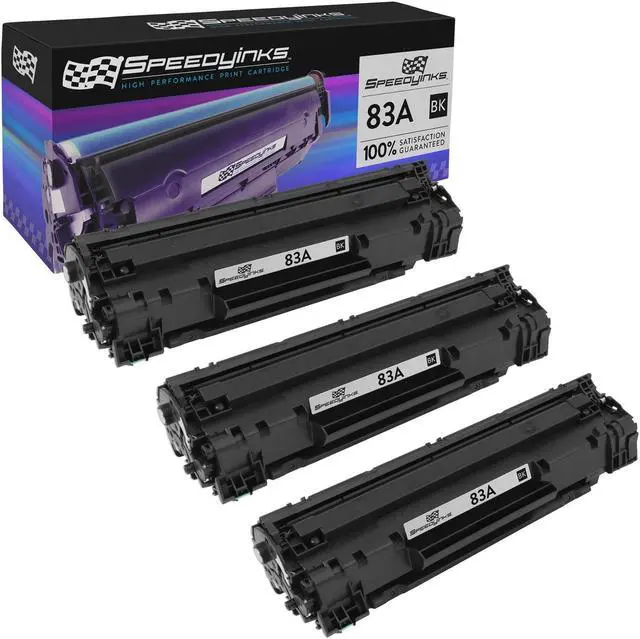 Main image of Speedy Inks - 3pk Compatible Replacement for HP 83A CF283A Black for use in LaserJet Pro MFP M127fn, LaserJet Pro MFP M127fw, LaserJet Pro MFP M125nw, and LaserJet Pro MFP M125rnw