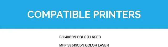 Alt view image 7 of 11 - LD Compatible Toner Cartridge Replacement for Dell 593-BCBC 1KTWP Extra High Yield (Black, 3-Pack) Compatible with the following printer models Color Laser MFP S3845cdn S3840cdn