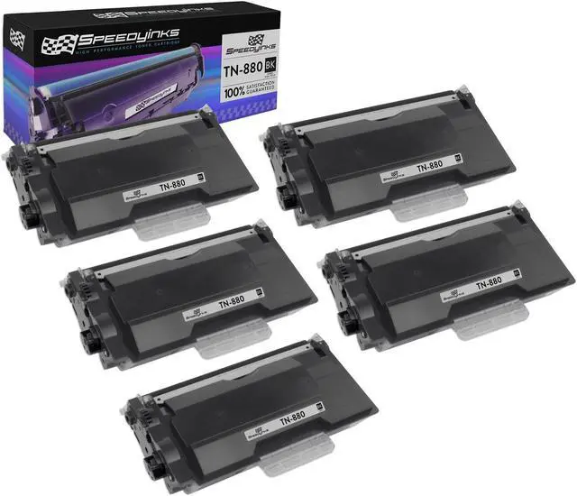 Main image of SPEEDYINKS Compatible Toner Cartridge Replacement for Brother TN880 Super High Yield (Black, 5-Packs) for use in DCP-L6600DW HL-L6200DW HL-L6200DWT HL-L6250DN HL-L6250DW HL-L6300DWT & HL-L6300DW