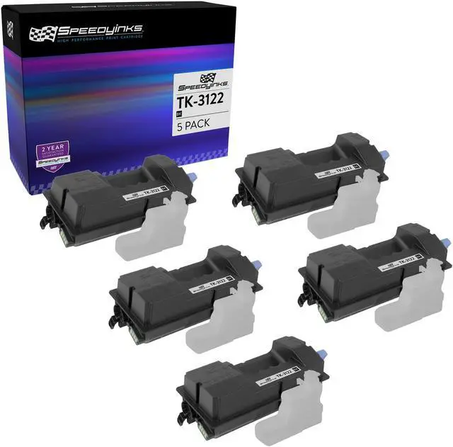 Main image of Speedy Inks Compatible Toner Cartridge Replacement for Kyocera TK-3122 1T02L10US0 (Black, 5-Multipack) Compatible with the following Kyocera-Mita Printer Model FS-4200DN