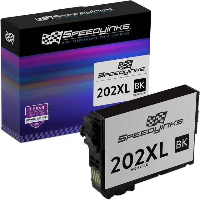 Main image of Speedy Inks Remanufactured Ink Cartridge Replacement for Epson 202XL T202XL120-S High Yield (Single Black) Compatible with the following Epson Printer Model Expression XP-5100