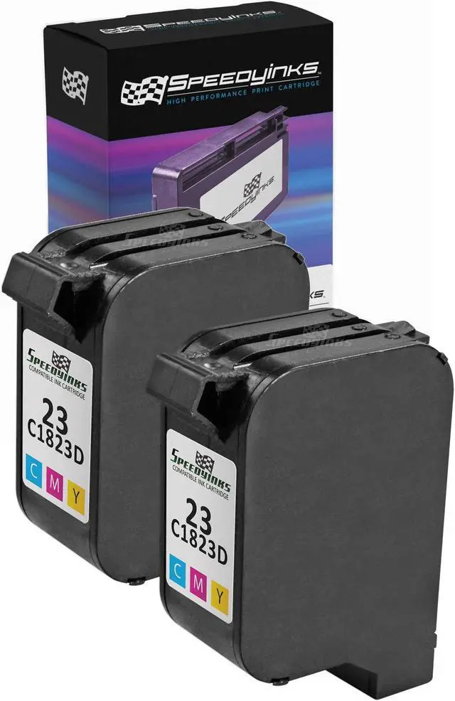 Main image of Speedy Inks Remanufactured Ink Cartridge Replacement for HP23 (TriColor, 2-Pack)