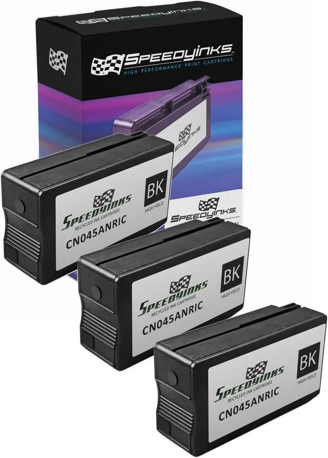 Main image of SPEEDYINKS Remanufactured Ink Cartridge Replacement for HP 950 CN049AN (Black, 3-Pack) For use in and works with HP OfficeJet Pro 251dw, 276dw, 8100, 8600 Series HP-950 / HP950XL / HP950