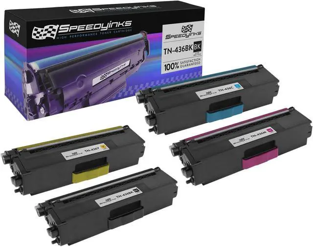 Main image of SPEEDYINKS Compatible Toner Cartridge Replacements for Brother TN-436 TN436 TN433 TN431 Super High Yield (1 Black, 1 Cyan, 1 Magenta, 1 Yellow, 4-Pack) HL-L8360CDW, HL-L8360CDWT, HL-L9310CDW