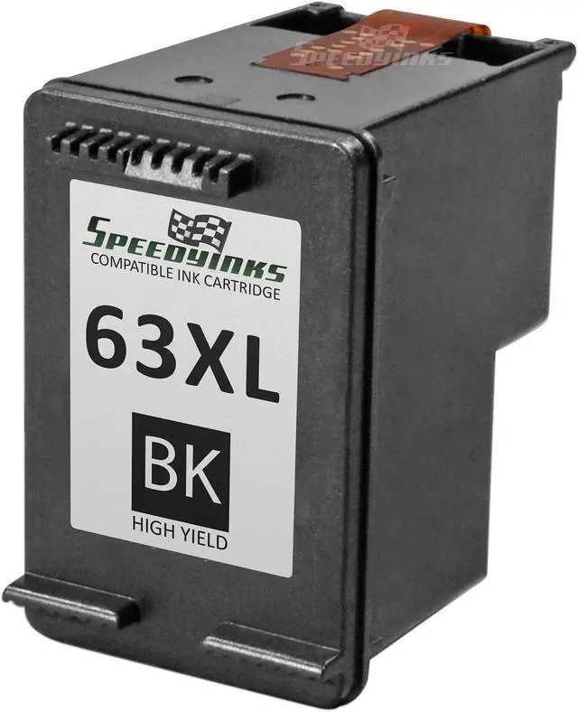 Main image of SPEEDYINKS Remanufactured Ink Cartridge Replacement for HP 63XL F6U64AN High Yield (Black) Compatible with HP DeskJet 2130 All-in-One HP Deskjet 3630 All-in-One
