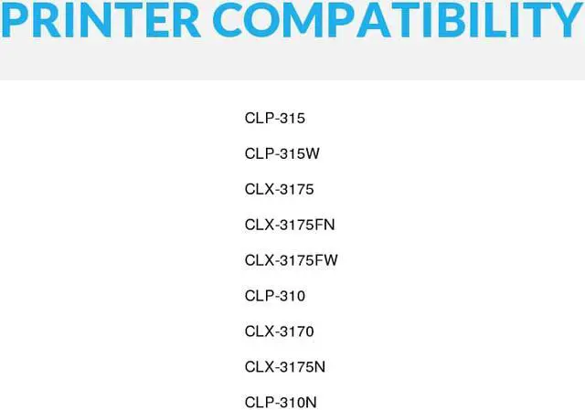 Alt view image 6 of 6 - Speedy Inks - Compatible for Samsung CLP-315 CLP315 Set of 4 Laser Toner Cartridges: CLT-K409S Black, CLT-C409S Cyan, CLT-M409S Magenta, & CLT-Y409S For use in CLP-310, CLP-310N, CLP-315, CLP-315W