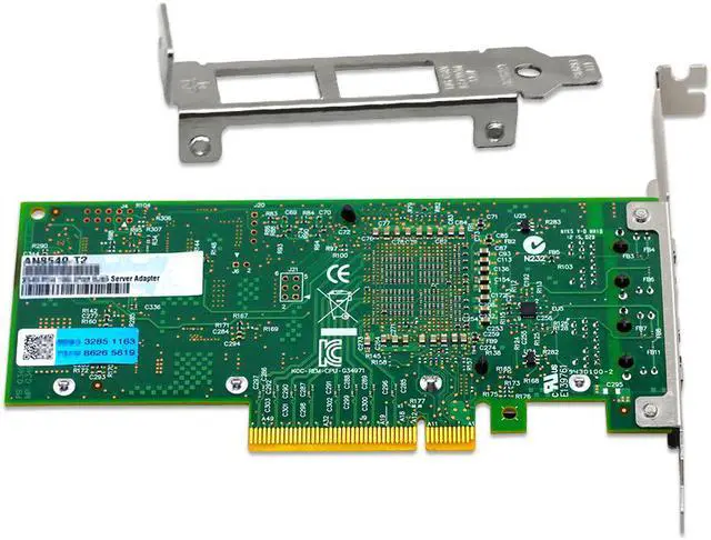 Alt view image 2 of 3 - Macroreer for Intel X540-T2 10GbE Ethernet Converged Network Adapter Dual RJ45 Port Fiber Optic Connectors Network Transceivers